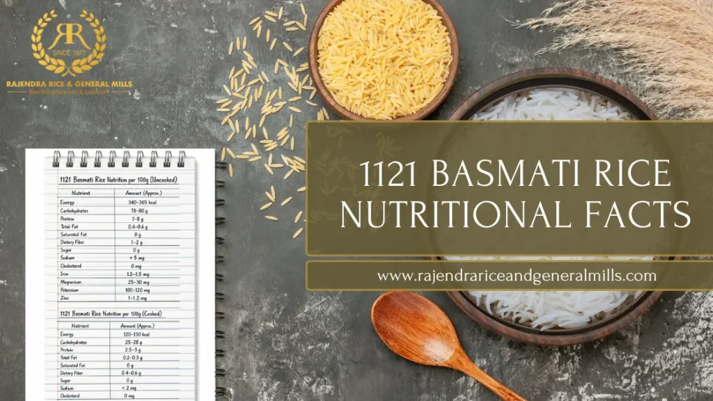 1121 Basmati Rice Nutritional Facts: Calories, Benefits & Health Value